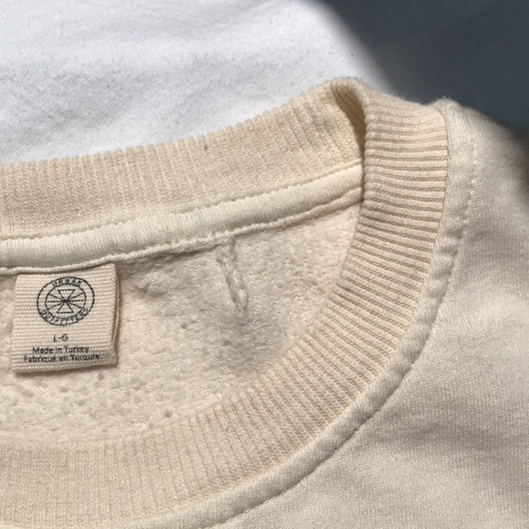 colorado springs embroidered crewneck | urban outfitters | cream | size: large - Picture 6 of 6
